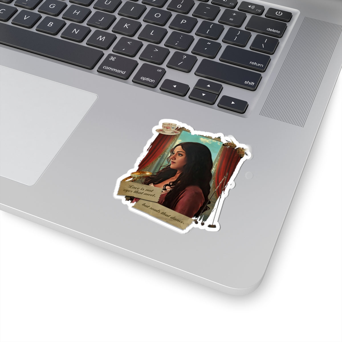 Love Is Not Eyes That Meet Kate Sharma Bridgerton Portrait Netflix Sticker