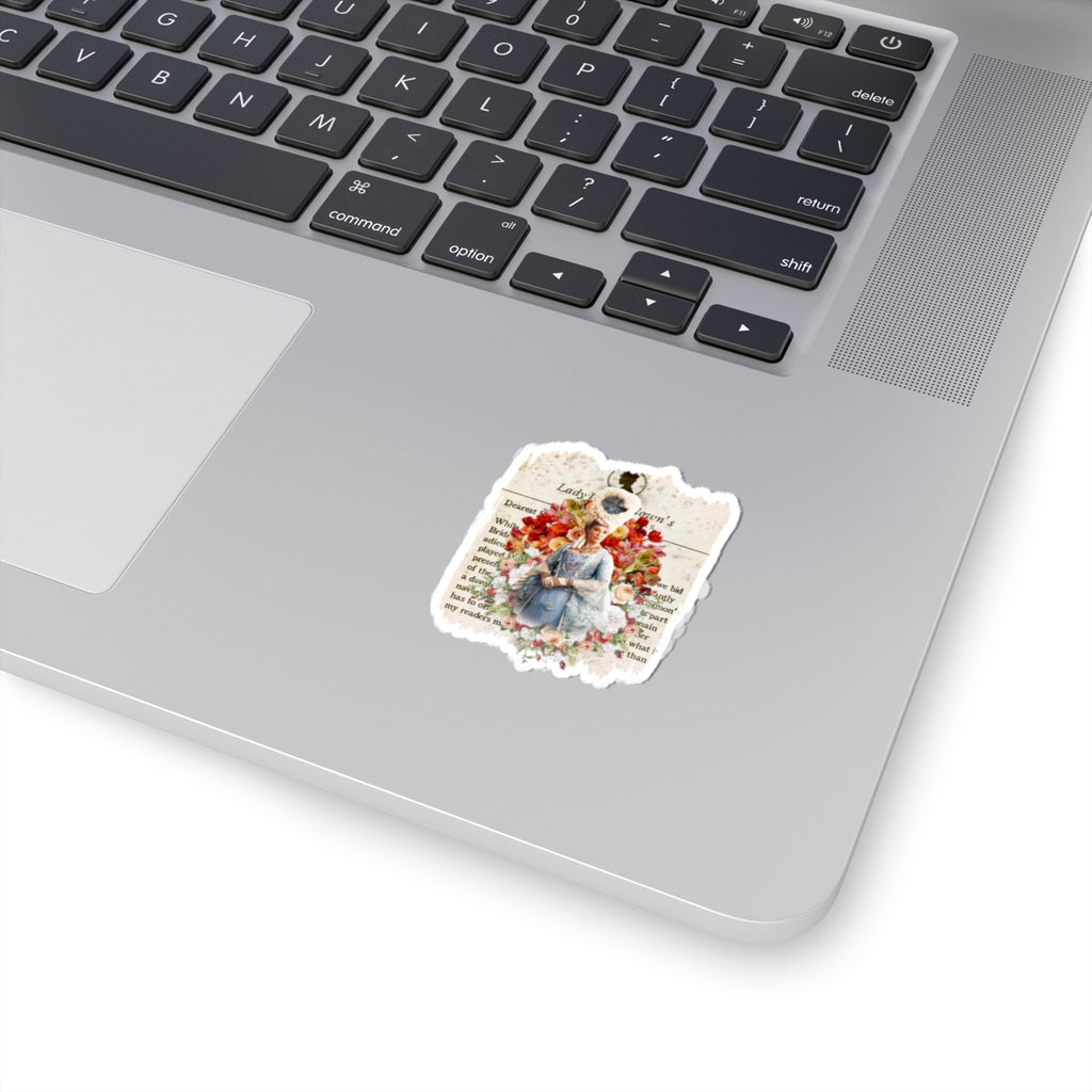 Queen Charlotte Lady Whistledown Society Papers Bridgerton Netflix Sticker