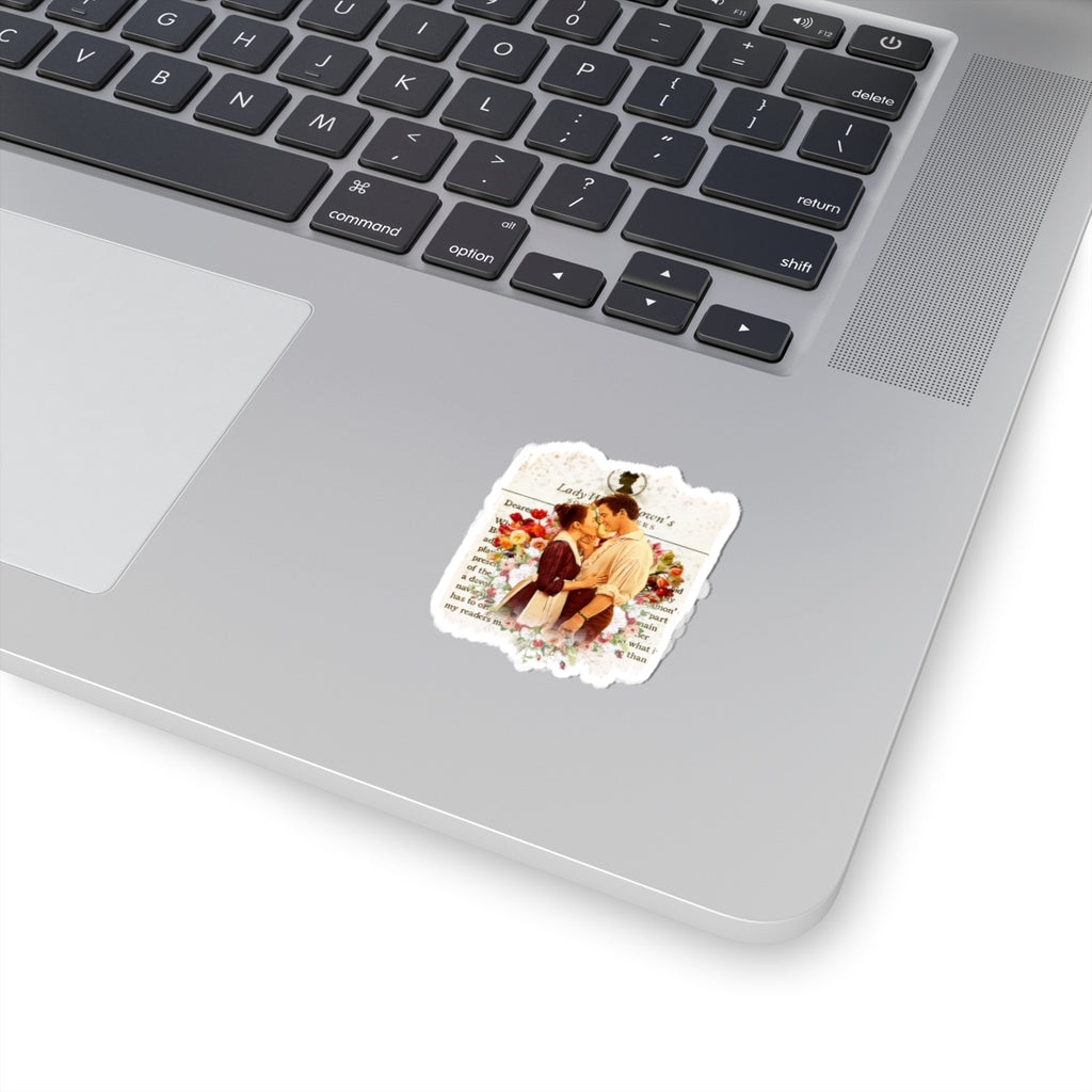 Benedict Bridgerton & Maid Sophie Baek Lady Whistledown Society Papers Netflix Sticker