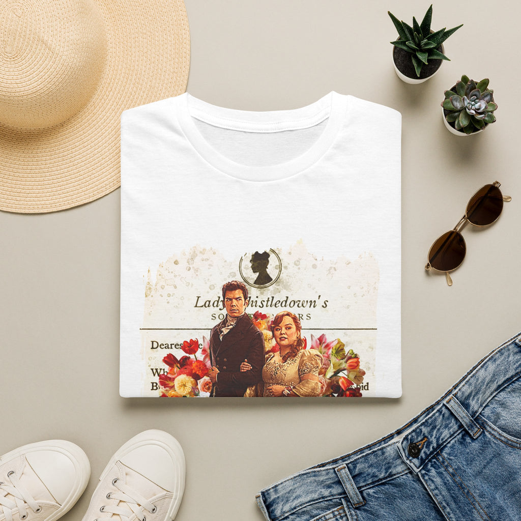 Colin Bridgerton & Penelope Bridgerton Lady Whistledown Society Papers Netflix T-Shirt
