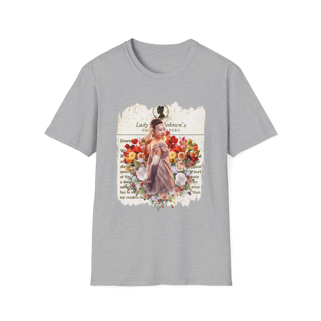 Sophie Baek Lady In Silver Masquerade Ball Lady Whistledown Society Papers Netflix T-Shirt