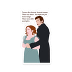You Are The Cleverest, Bravest Woman I Have Ever Known Colin & Penelope Bridgerton Netflix Sticker