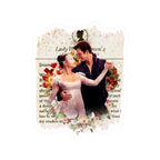 Benedict Bridgerton & Sophie Baek Lady In Silver Lady Whistledown Society Papers Netflix Sticker