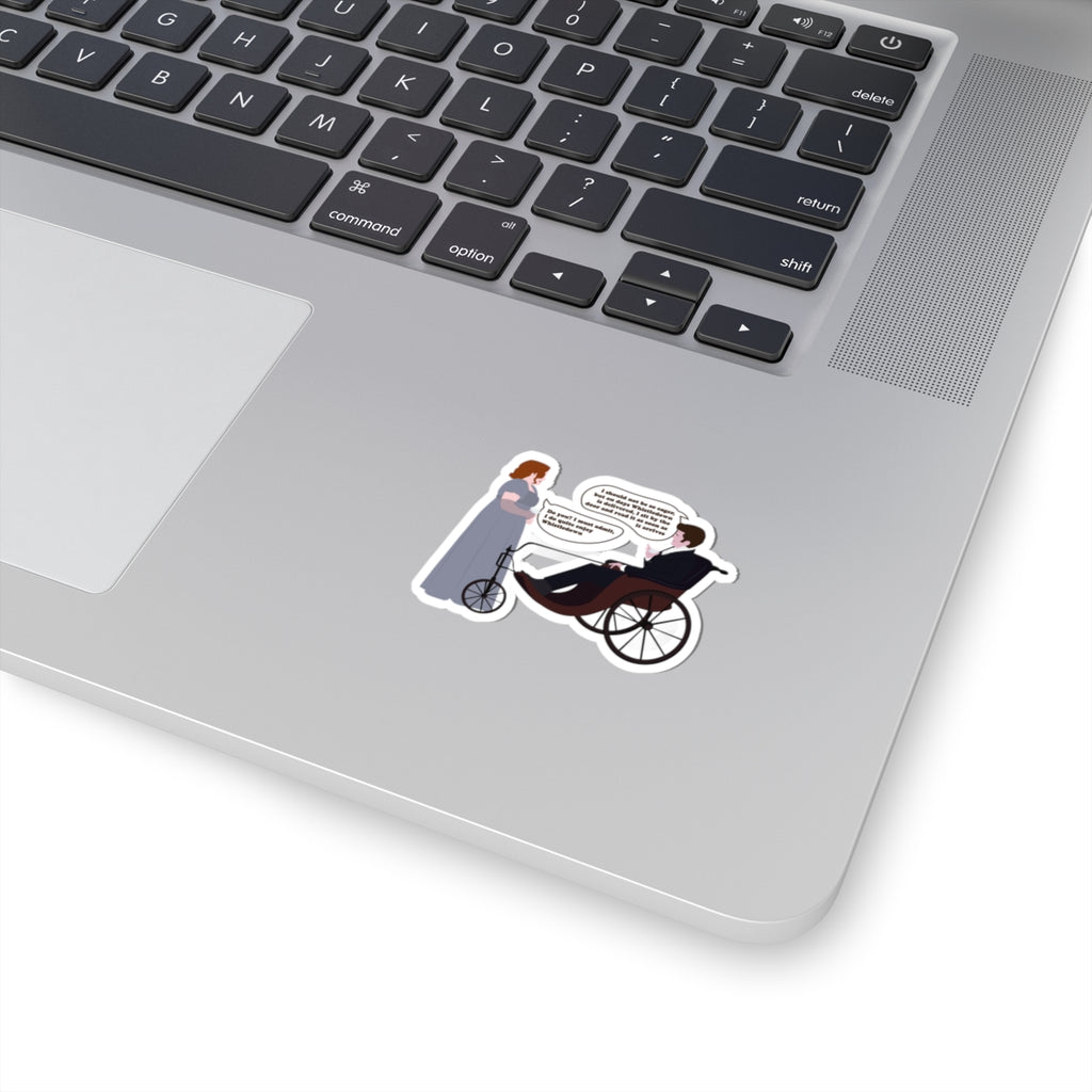 Penelope Featherington & Lord Remington Bridgerton Netflix Sticker