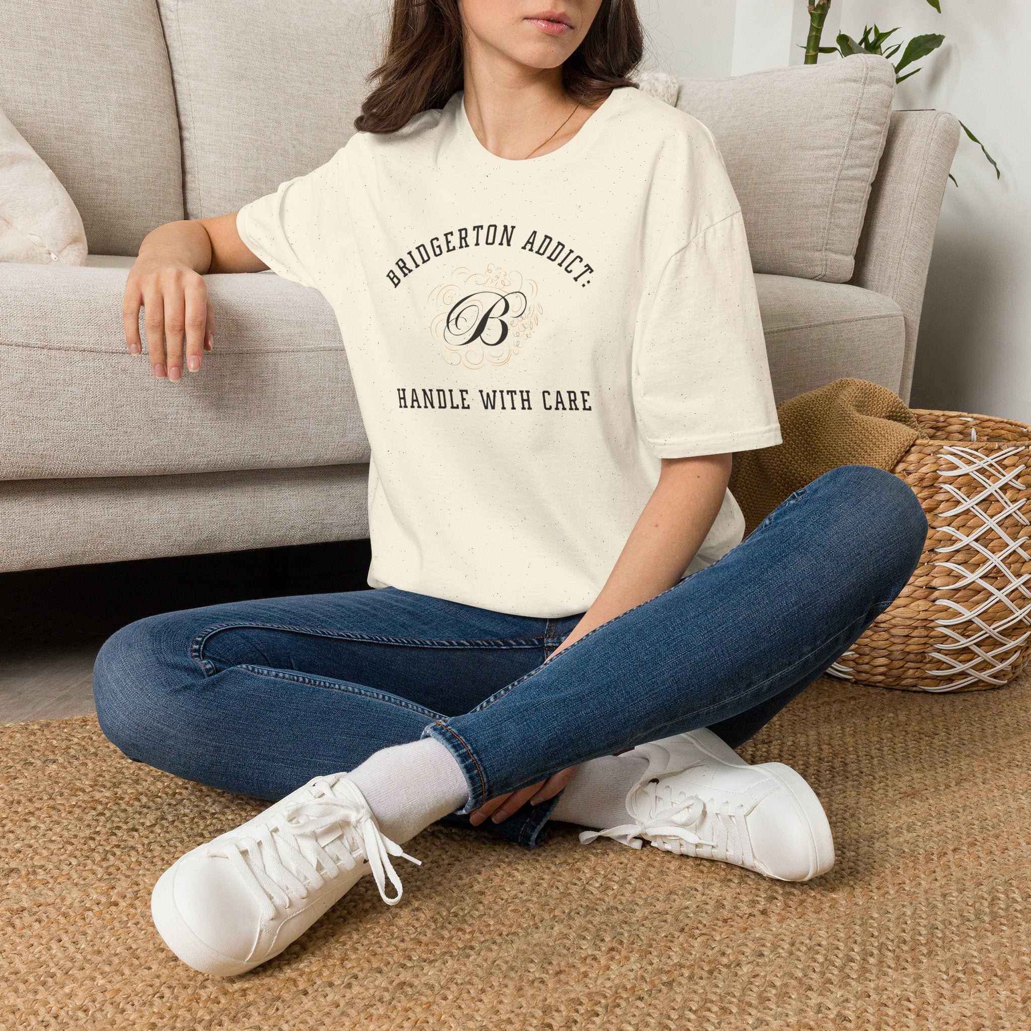 Bridgerton Addict Handle With Care Netflix T-Shirt