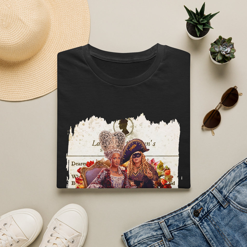 Queen Charlotte & Penelope Bridgerton Lady Whistledown Society Papers Netflix T-Shirt