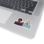 Francesca & Michaela Stirling Holding Hands Cartoon Sticker