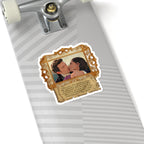 Kate & Anthony Kiss TVWLM Quote Bridgerton Frame Portrait Netflix Sticker