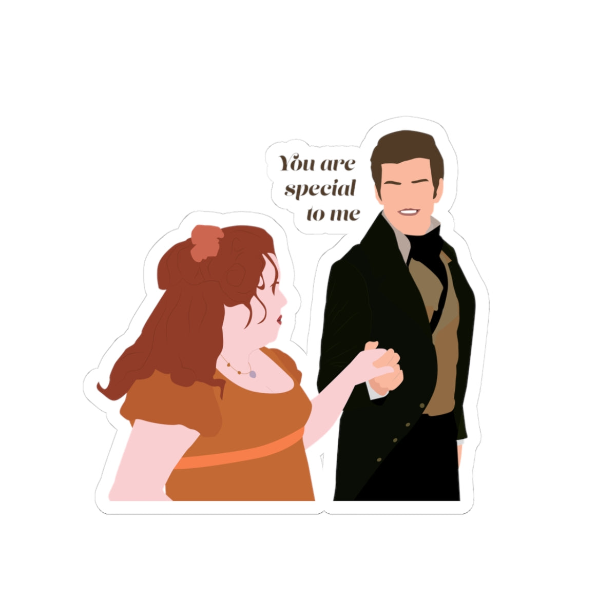 You Are Special To Me Colin & Penelope Bridgerton Netflix Sticker