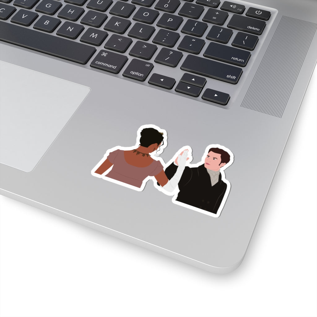 Kate & Anthony Dance Bridgerton Netflix Sticker