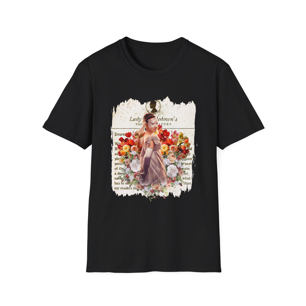 Sophie Baek Lady In Silver Masquerade Ball Lady Whistledown Society Papers Netflix T-Shirt