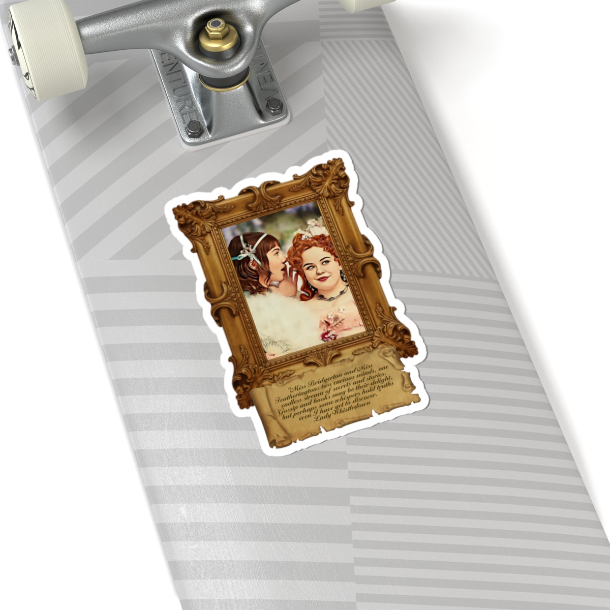 Penelope and Eloise Gossip Portrait Bridgerton Netflix Sticker
