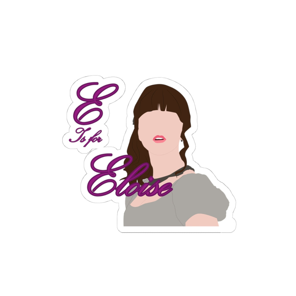 E Is For Eloise Bridgerton Netflix Sticker
