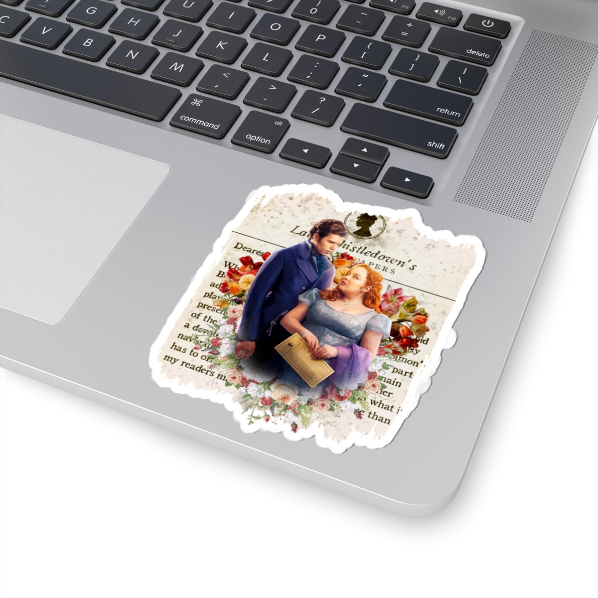 Colin Bridgerton & Penelope Featherington Lady Whistledown Society Papers Netflix Sticker