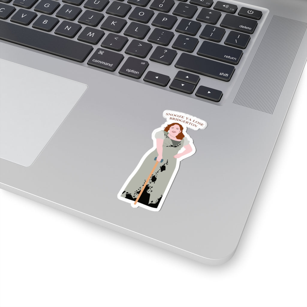 Snooze Ya Lose Bridgerton Pall Mall Penelope Bridgeton Netflix Sticker
