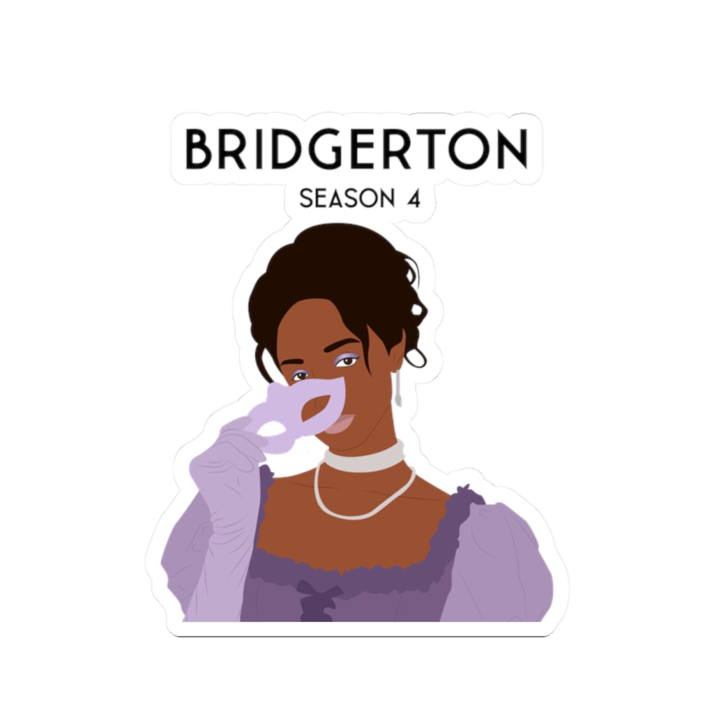 Michaela Stirling Masquerade Ball Bridgerton Season 4 Netflix Sticker