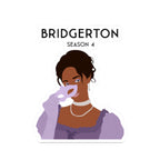 Michaela Stirling Masquerade Ball Bridgerton Season 4 Netflix Sticker