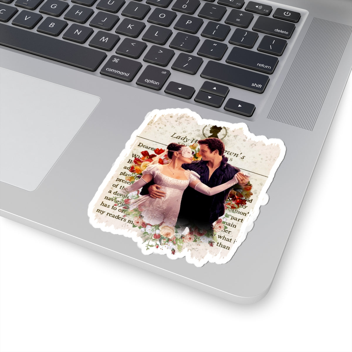 Benedict Bridgerton & Sophie Baek Lady In Silver Lady Whistledown Society Papers Netflix Sticker