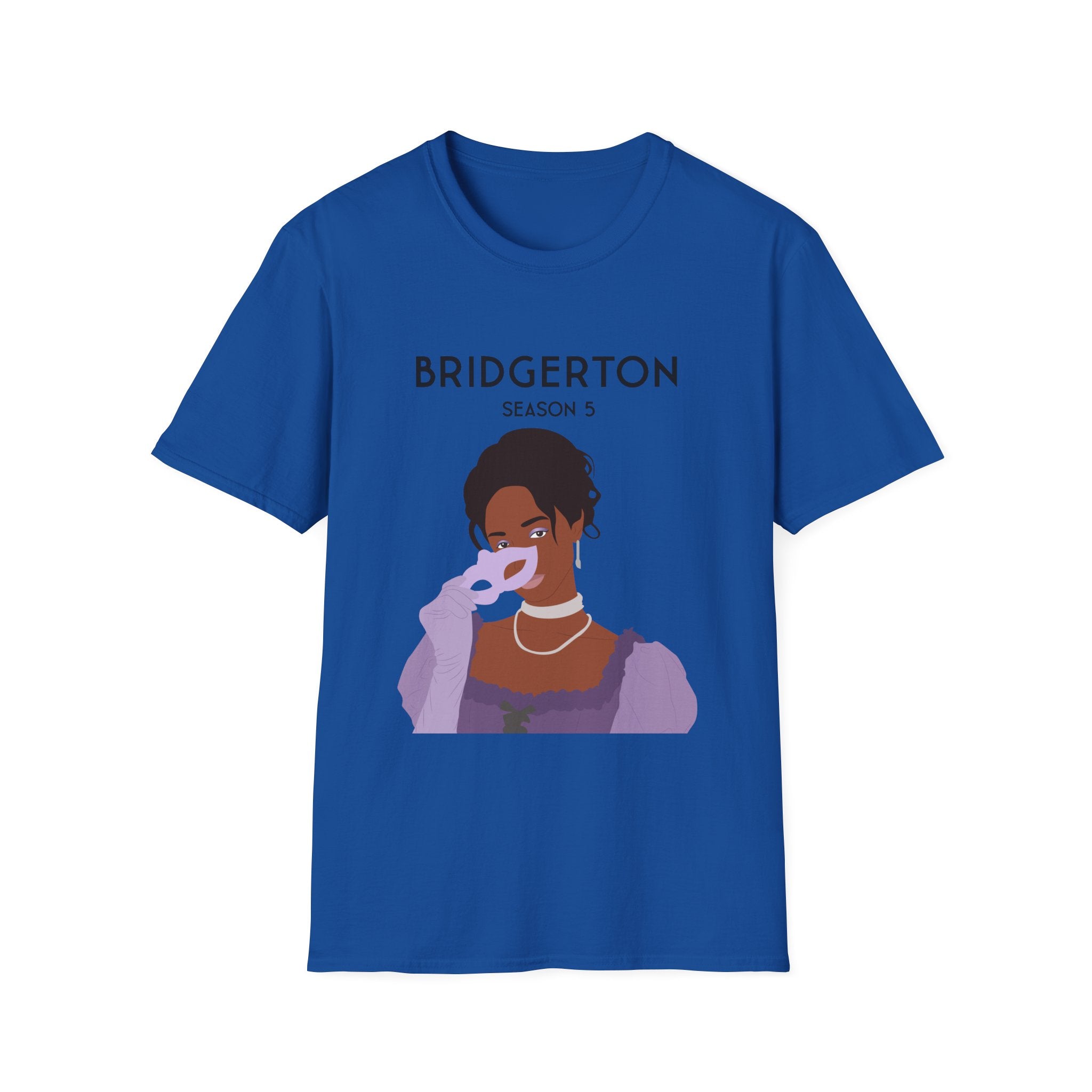 Michaela Stirling Mask Bridgerton Season 5 Netflix T-Shirt