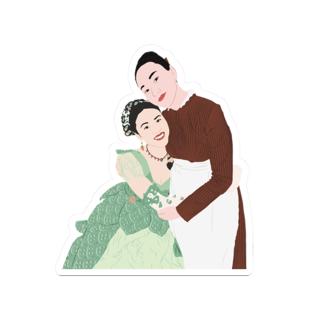 Sophie Baek & Posy Li Bridgerton Netflix Sticker