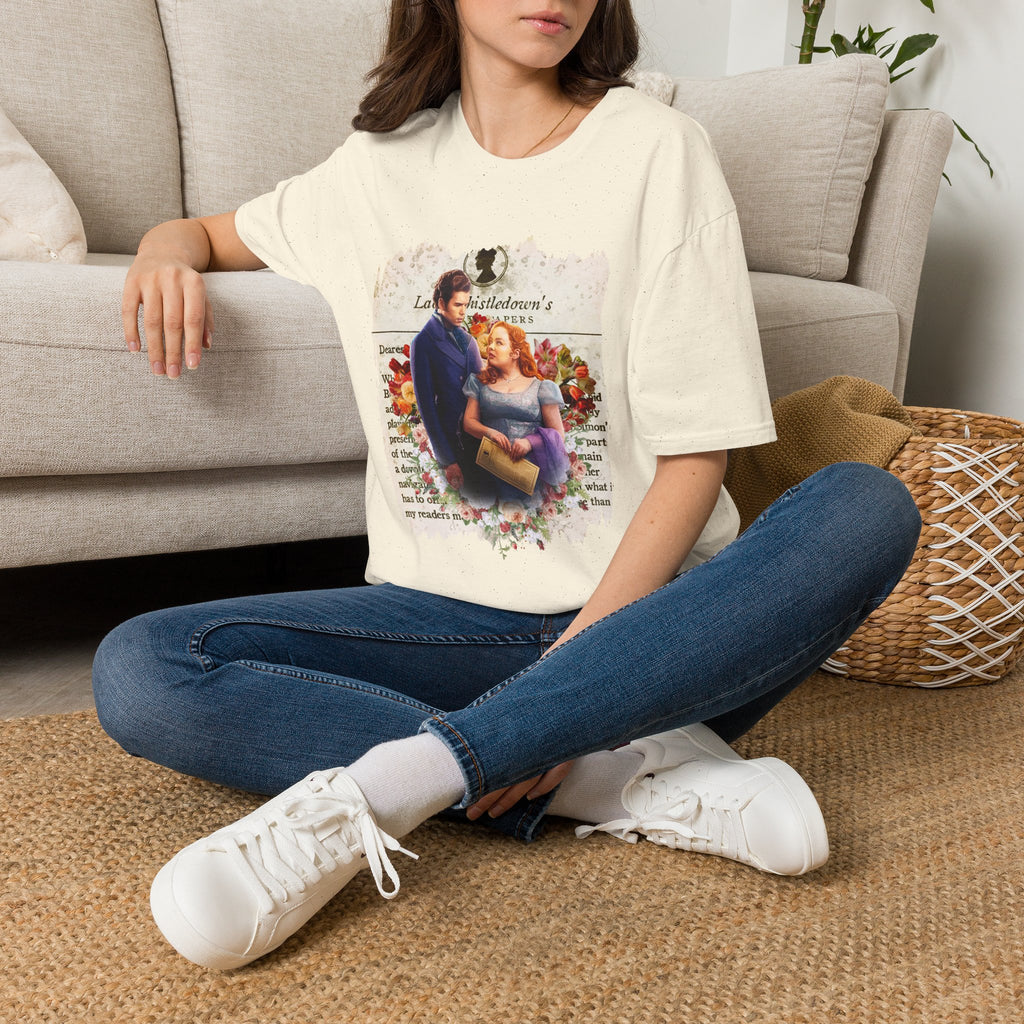 Colin Bridgerton & Penelope Featherington Lady Whistledown Society Papers Netflix T-Shirt