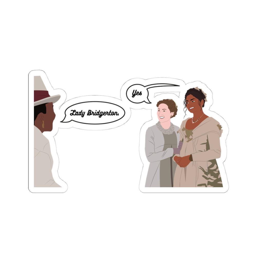 Lady Danbury & The Ladies Bridgerton Netflix Sticker