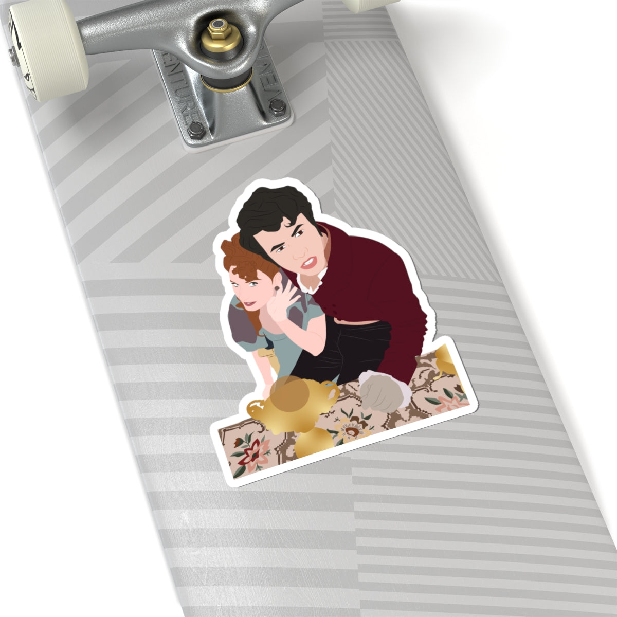 Harry & Prudence Dankworth Crystal Ball Bridgerton Netflix Sticker