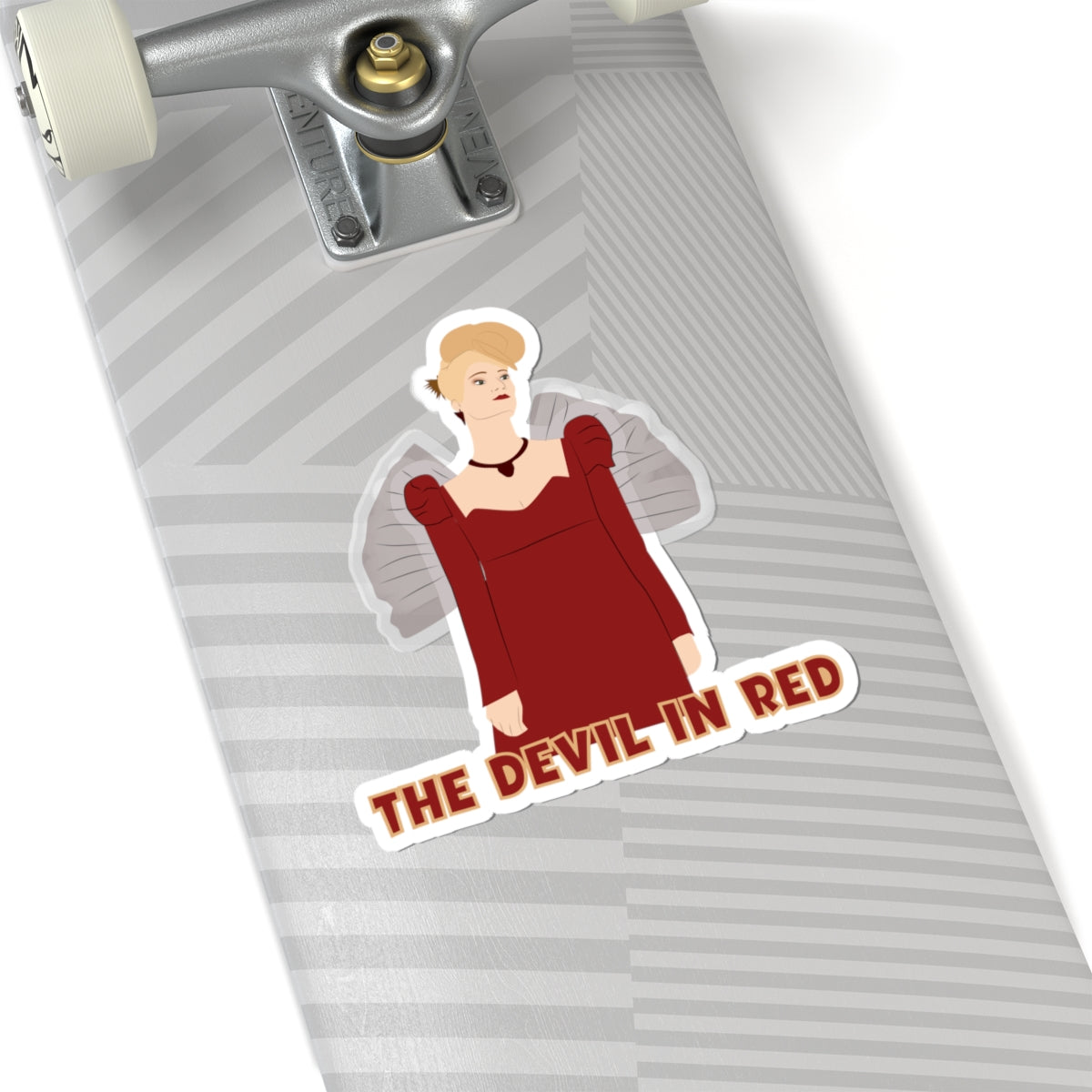 The Devil In Red Cressida Cowper Bridgerton Netflix Sticker