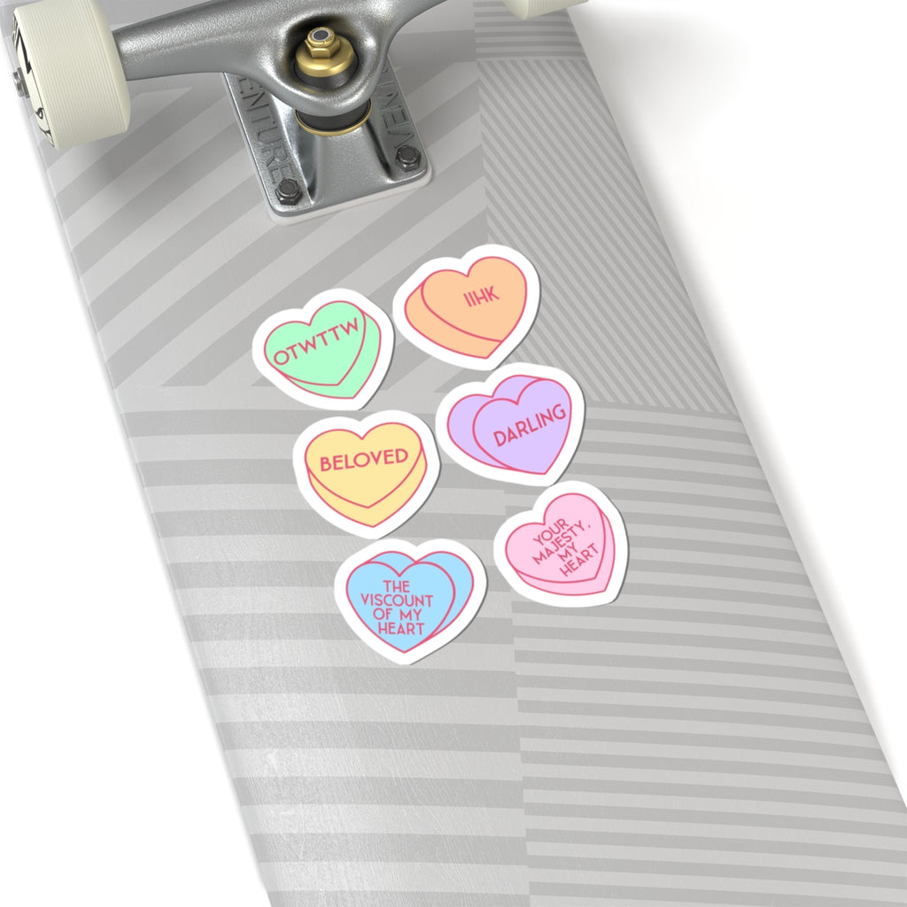 Bridgerton Book's Valentine's Day Heart Candy Netflix Sticker