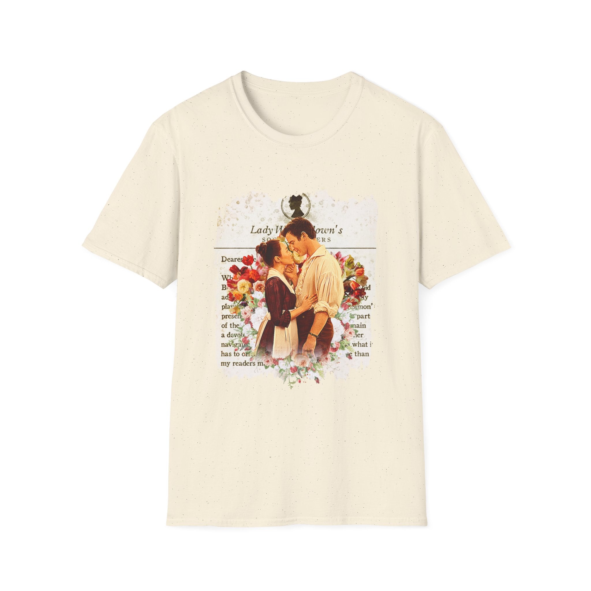 Benedict Bridgerton & Maid Sophie Baek Lady Whistledown Society Papers Netflix T-Shirt