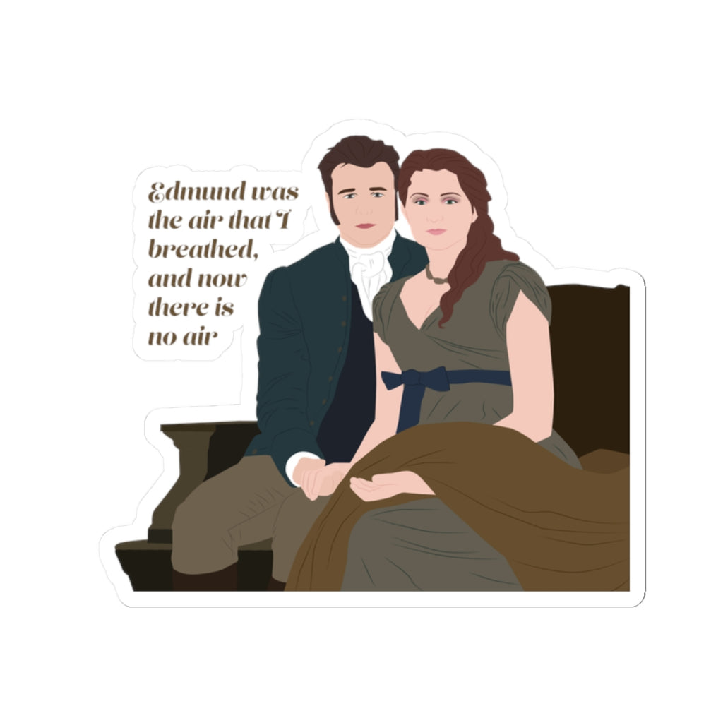 Edmund Was The Air That I Breathed Violet Bridgerton Netflix Sticker