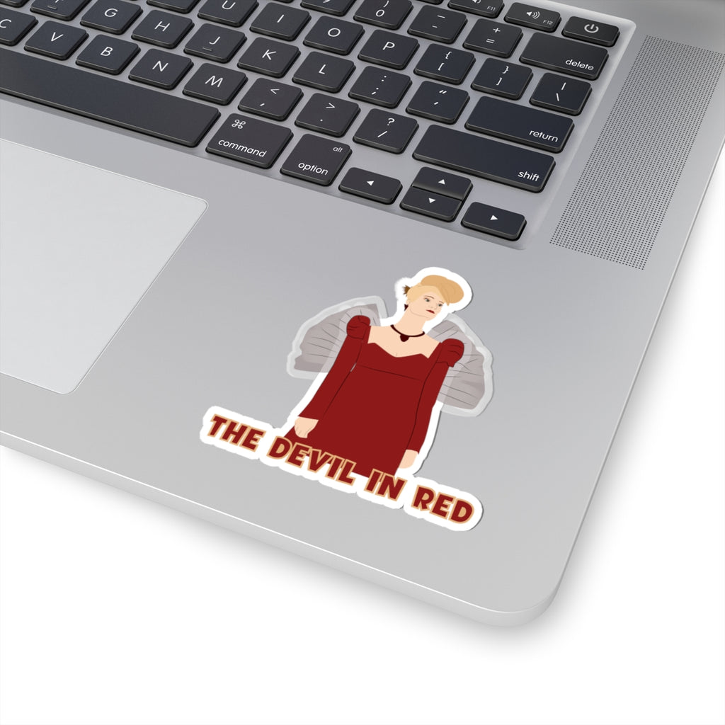 The Devil In Red Cressida Cowper Bridgerton Netflix Sticker