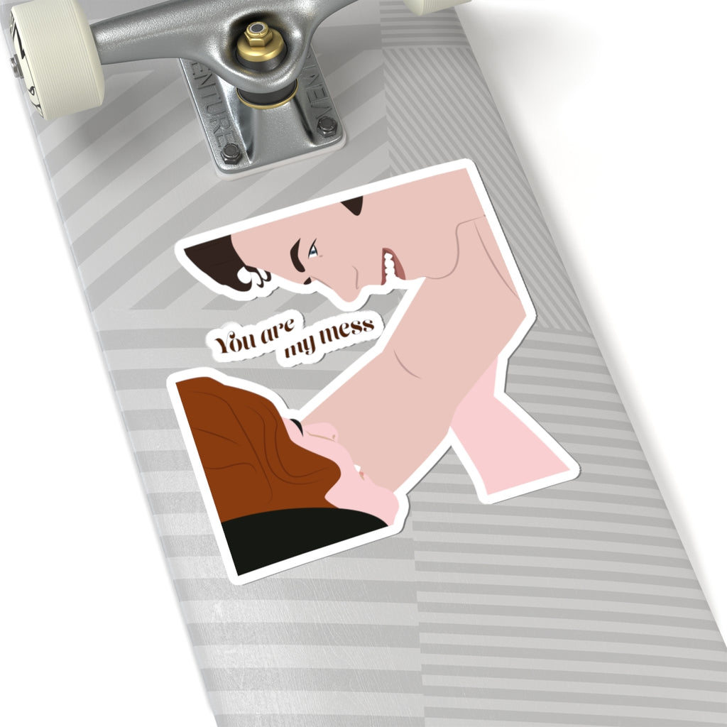 You Are My Mess Colin & Penelope Polin Bridgerton Netflix Sticker