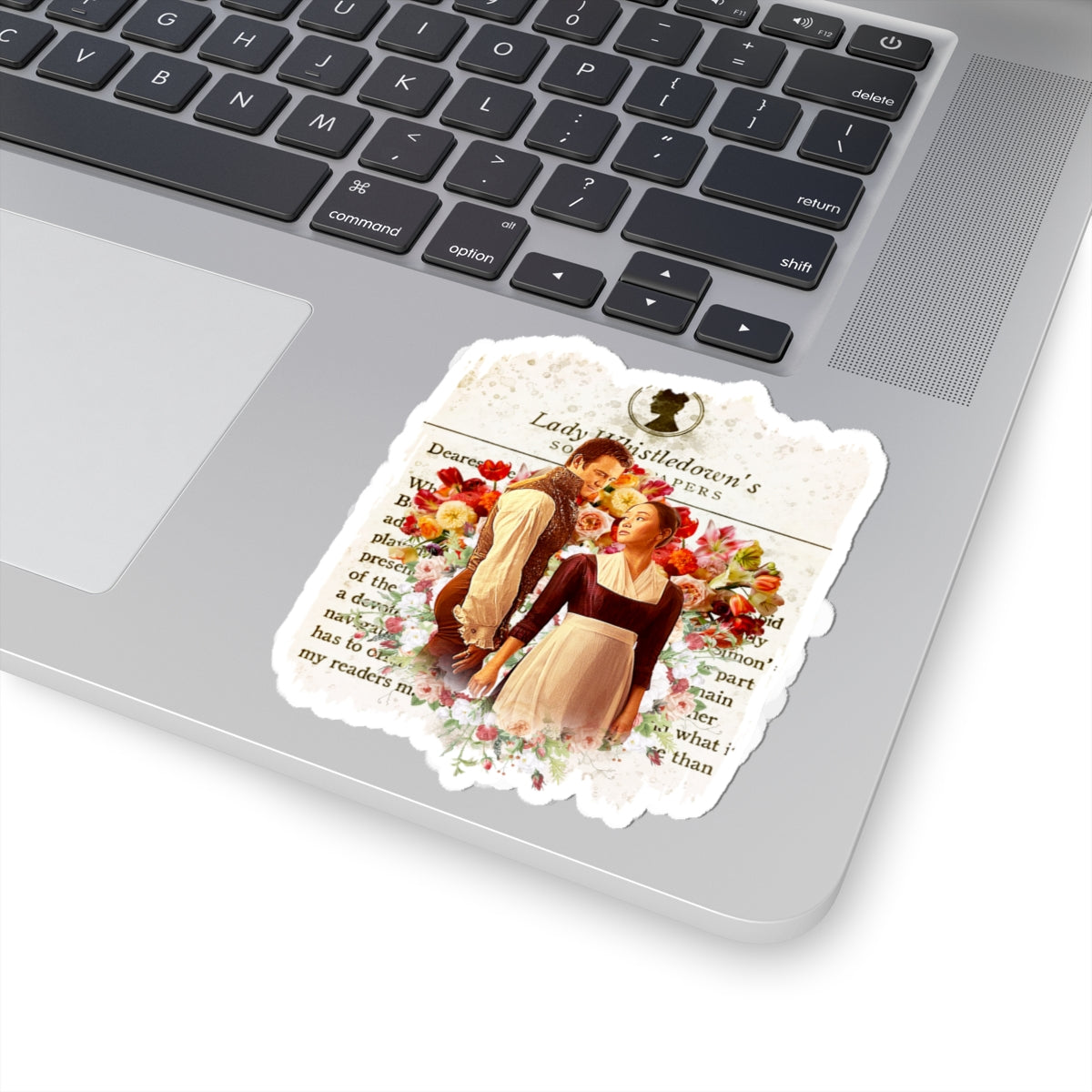 Benedict Bridgerton & Sophie Baek Maid Lady Whistledown Society Papers Netflix Sticker