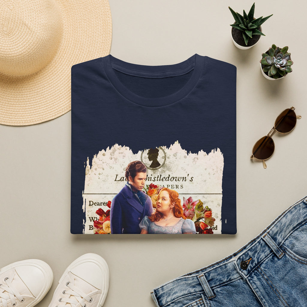 Colin Bridgerton & Penelope Featherington Lady Whistledown Society Papers Netflix T-Shirt