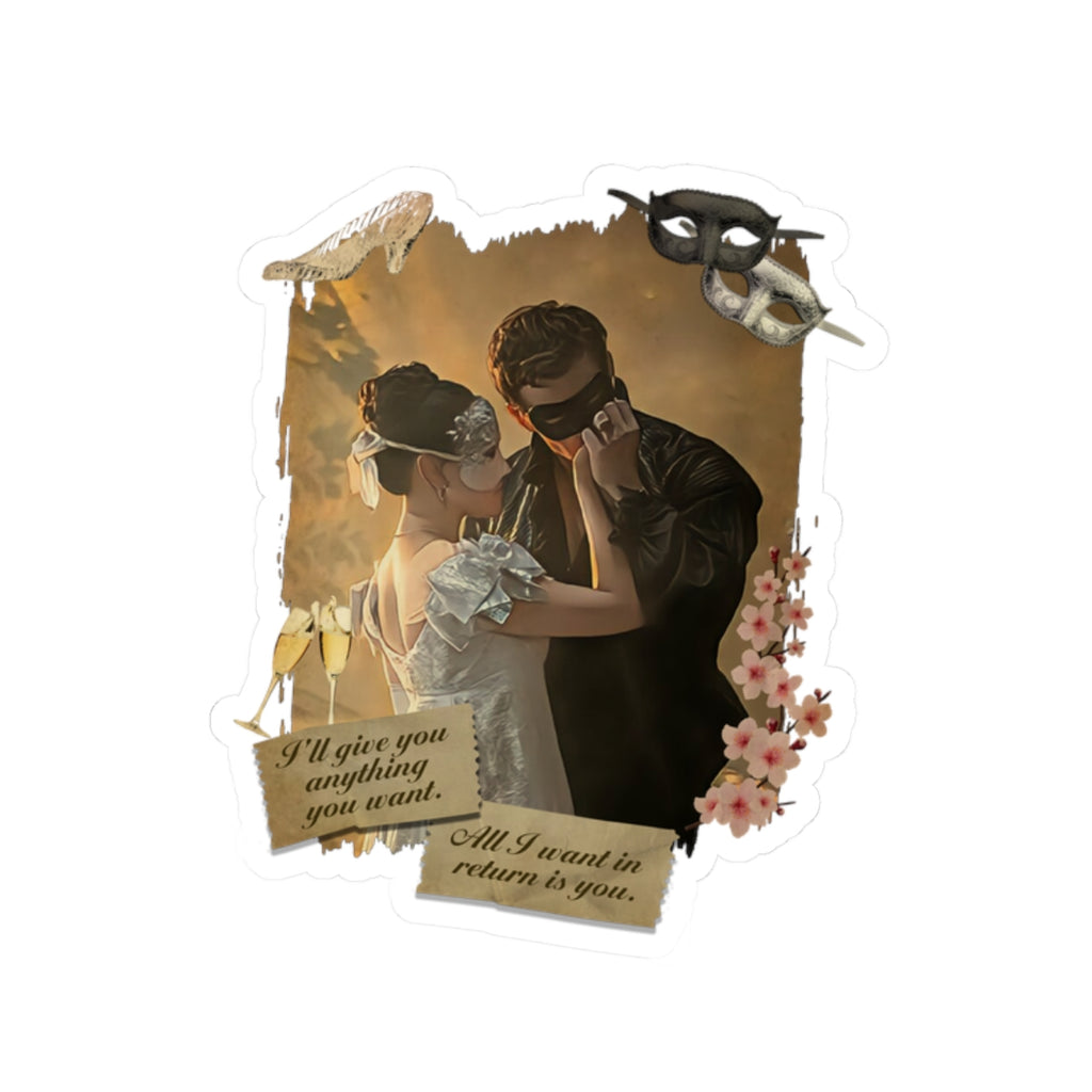 I Will Give You Anything You Want Benedict & Sophie Bridgerton Quote Netflix Sticker