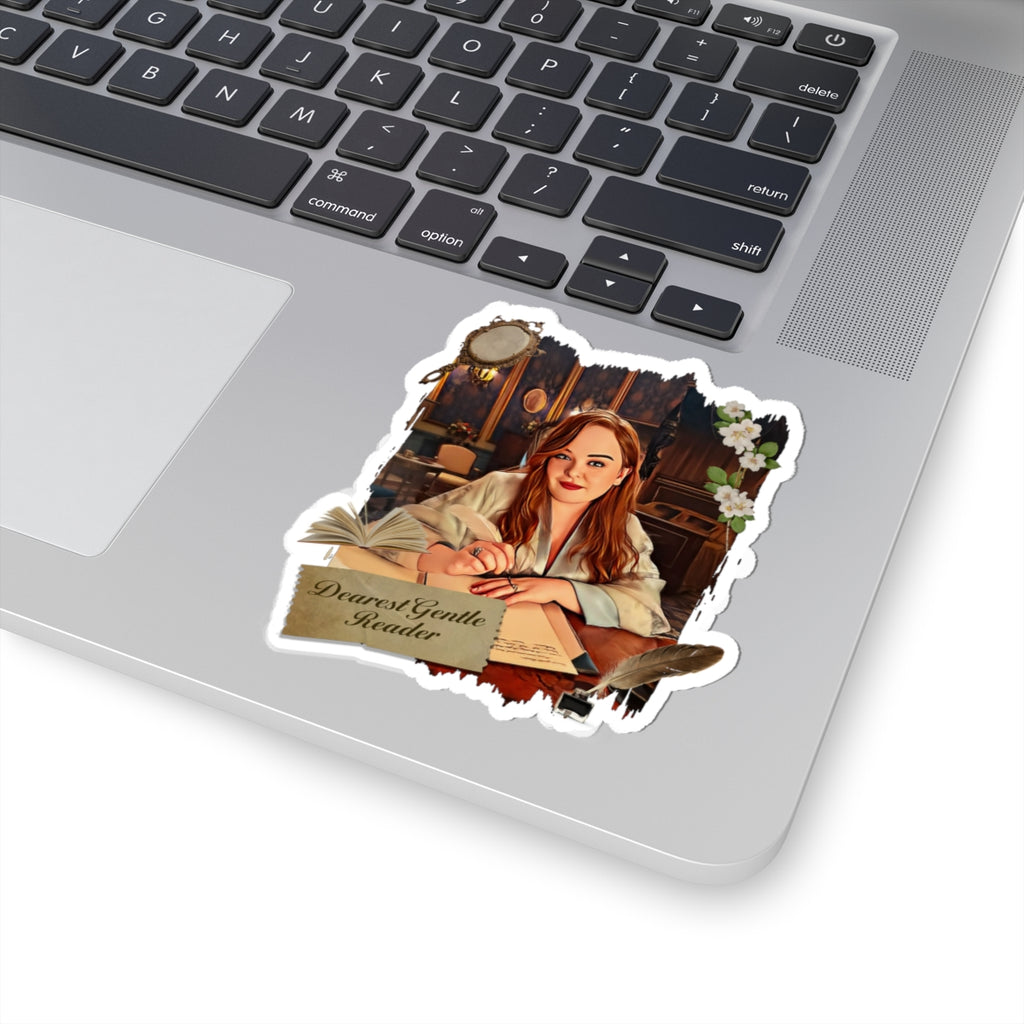Penelope Bridgerton Night Gown Lady Whistledown Portrait Netflix Sticker