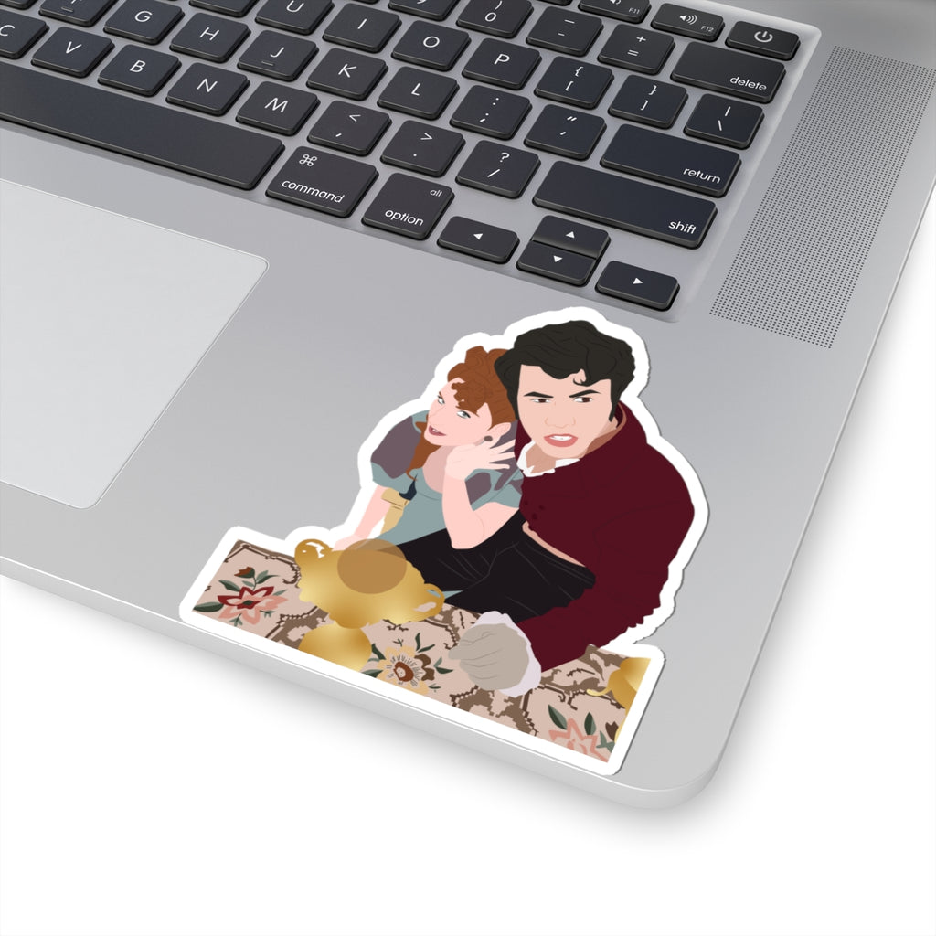 Harry & Prudence Dankworth Crystal Ball Bridgerton Netflix Sticker