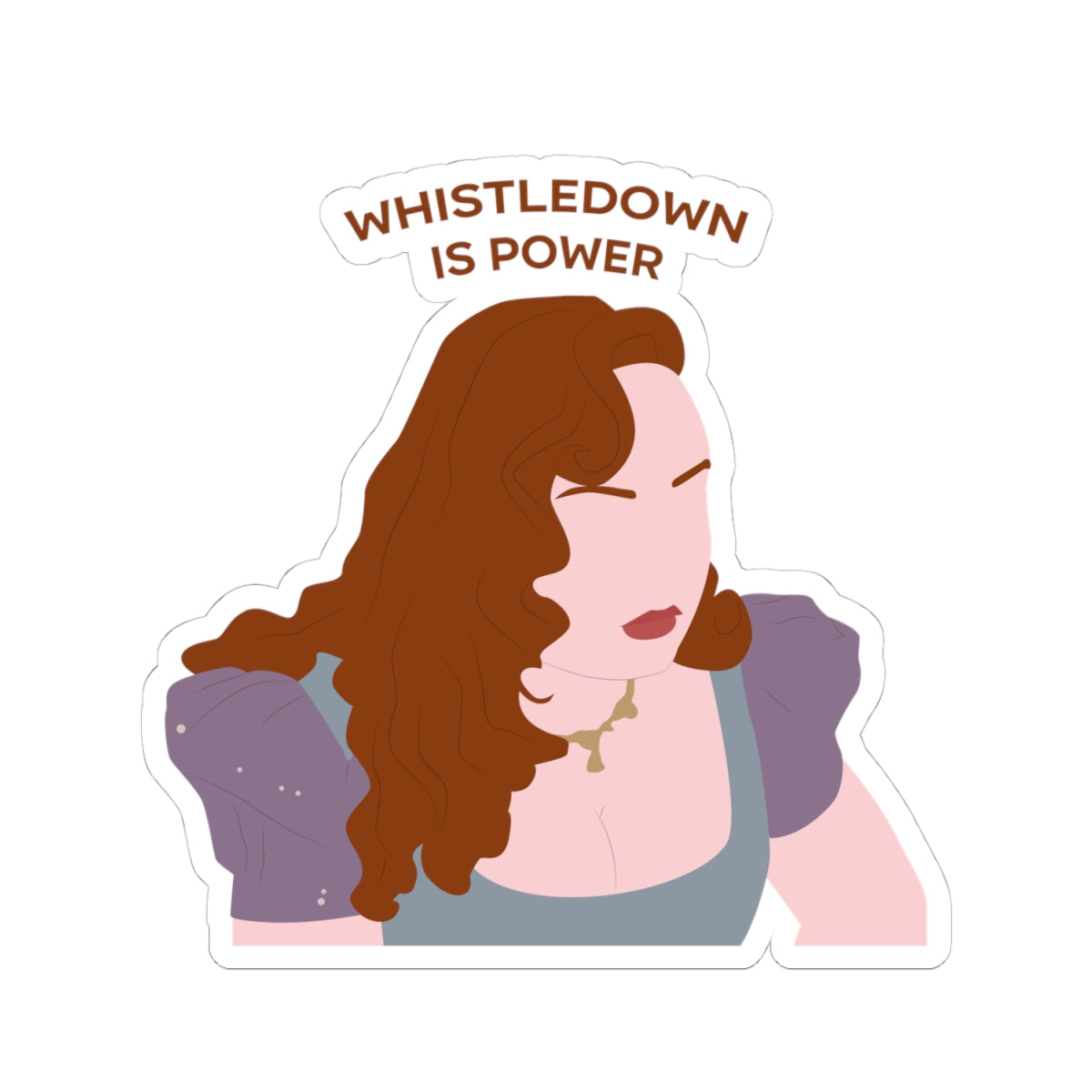 Penelope Featherington Whistledown Is Power Bridgerton Netflix Sticker