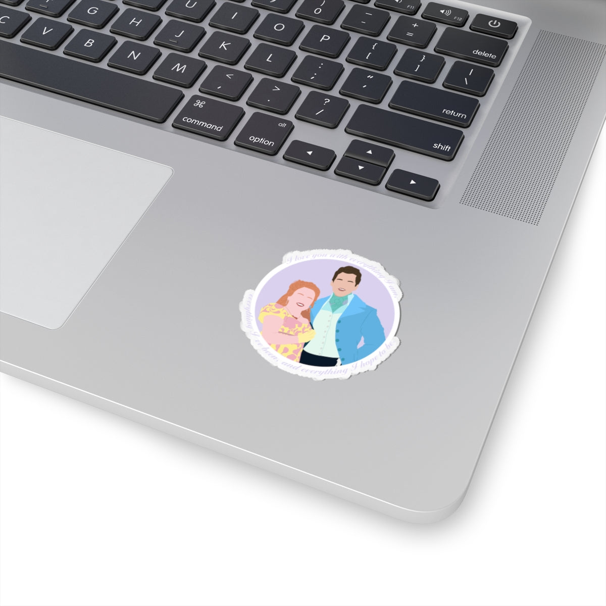 I Love You With Everything I Am Colin Penelope Bridgerton Netflix Sticker