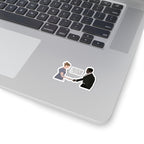 I Am Not A Man Of Many Words John Stirling & Francesca Bridgerton Netflix Sticker