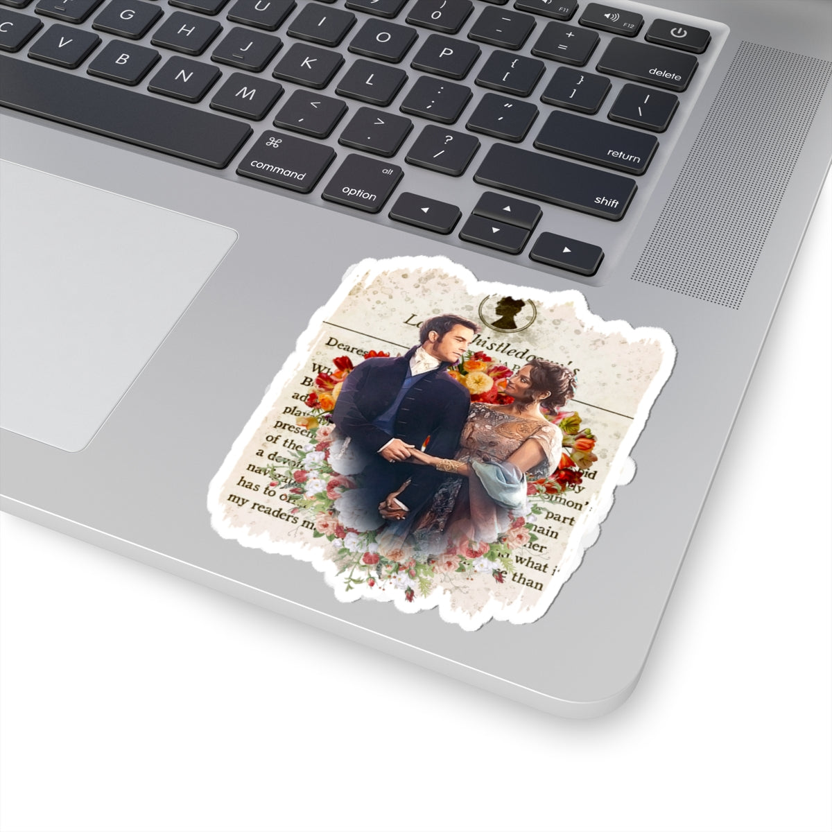 Anthony Bridgerton & Kate Bridgerton Lady Whistledown Society Papers Netflix Sticker