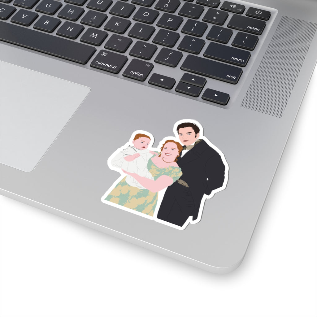 Colin, Penelope & Elliot Featherington Bridgerton Netflix Sticker