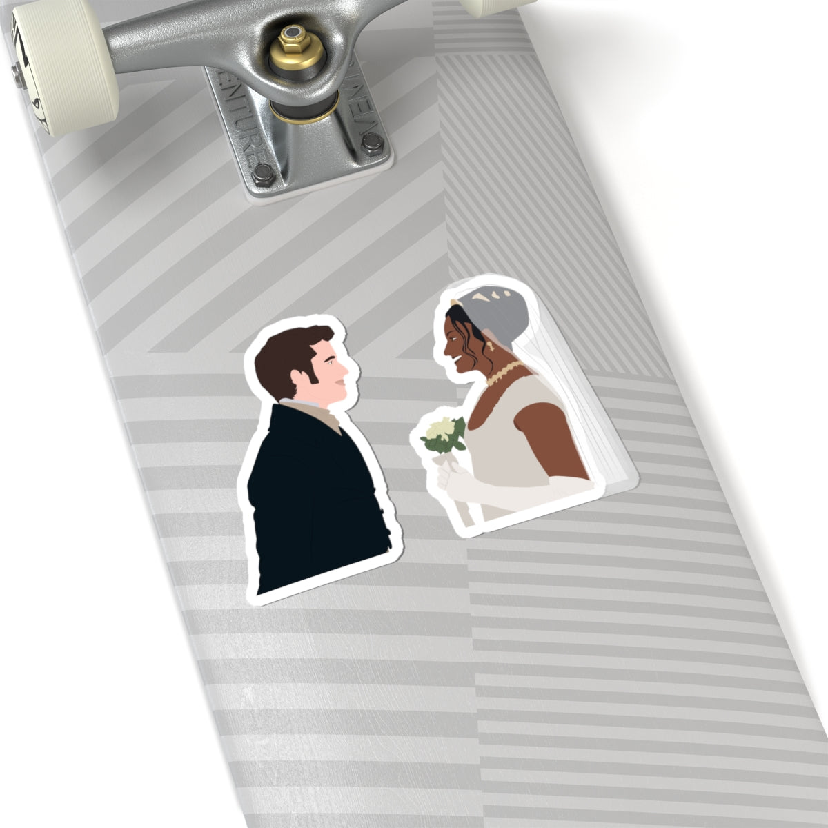 Bridgerton Netflix Anthony & Kate Bridgerton Wedding Sticker