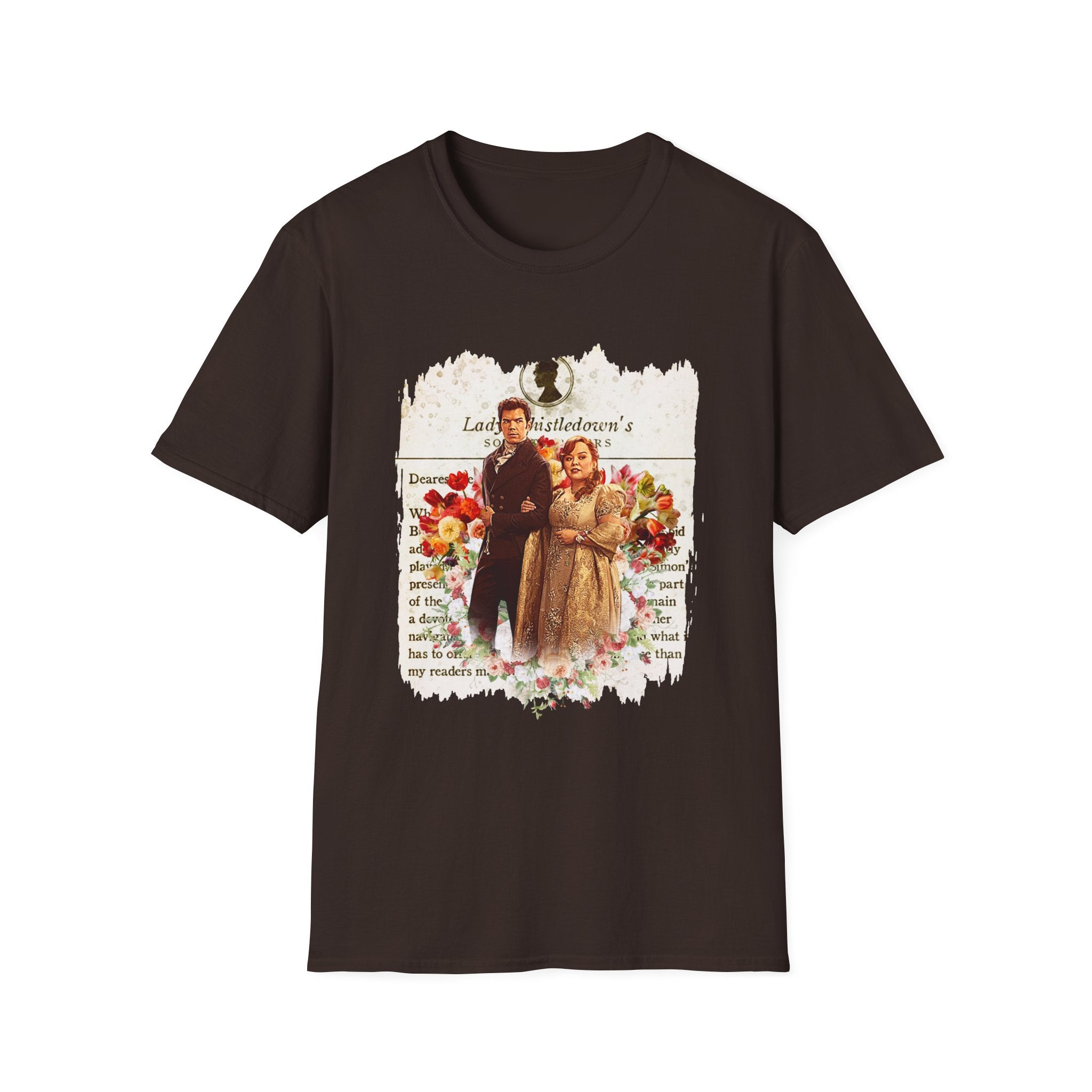 Colin Bridgerton & Penelope Bridgerton Lady Whistledown Society Papers Netflix T-Shirt