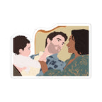 Anthony, Kate & Edmund Bridgerton Bed Netflix Sticker