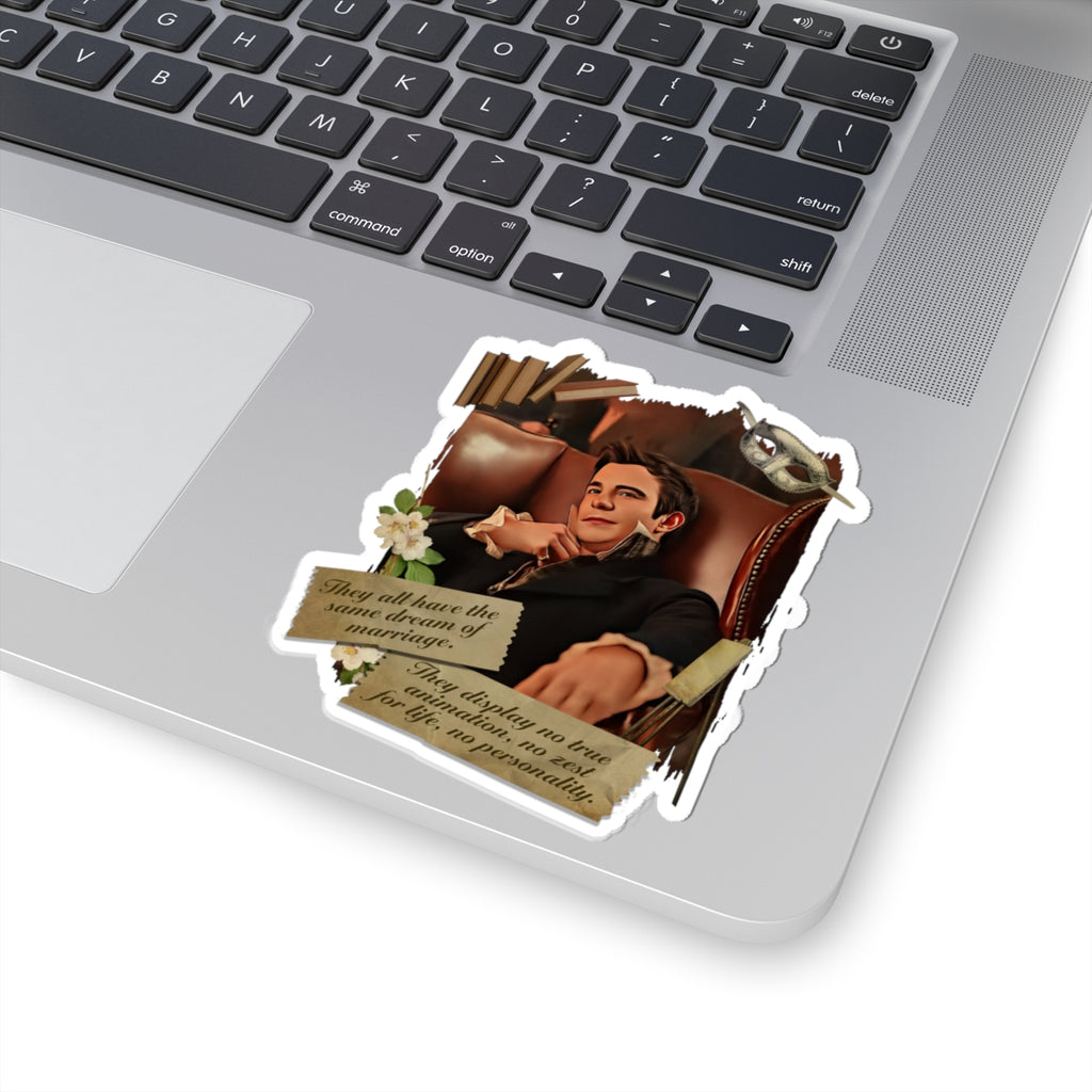 They Have The Same Dream Of Marriage Benedict Bridgeton Quote Sticker
