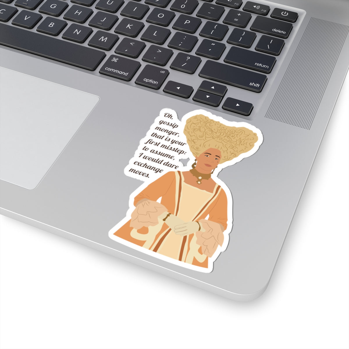 Oh Gossip Monger Queen Charlotte Bridgerton Netflix Sticker