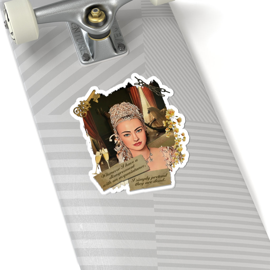 Cressida Cowper Portrait Netflix Sticker