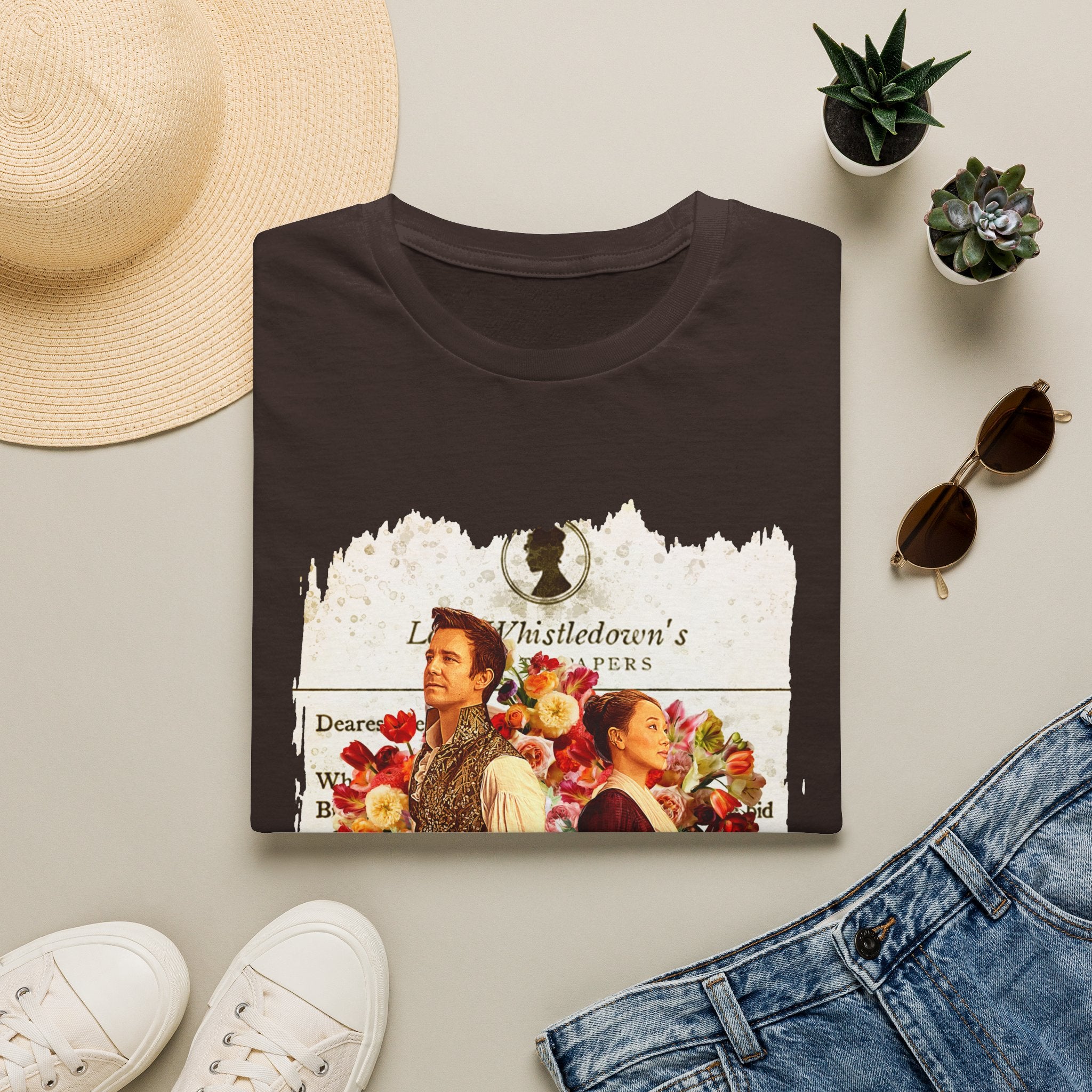 Benedict Bridgerton & Sophie Baek Back To Back Lady Whistledown Society Papers Netflix T-Shirt